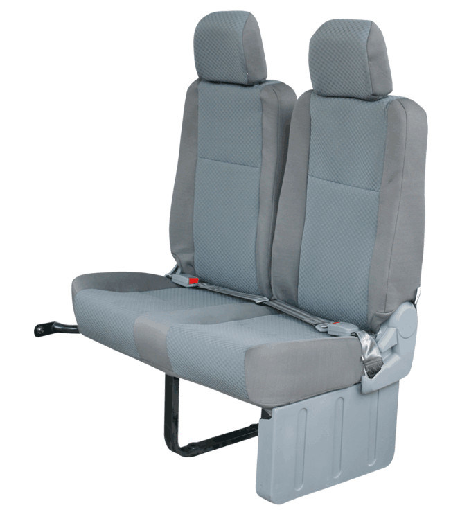 Luxury Toyota Van Hiace Автобусные сиденья высокая плотность Губка материал Серый цвет